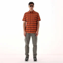 Kurzärmliges Hemd mit Karomuster für Herren