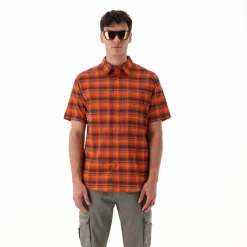 Kurzärmliges Hemd mit Karomuster für Herren