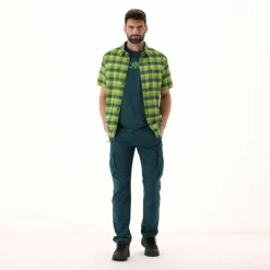 Kurzärmliges Hemd mit Karomuster für Herren