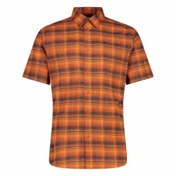 Kurzärmliges Hemd mit Karomuster für Herren