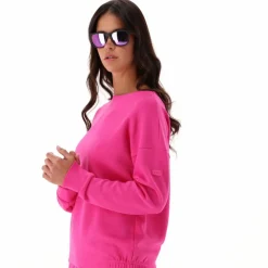 Langarms aus leichtem French Terry mit Stretch für Damen