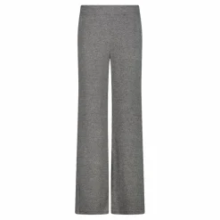 Lange Damenhose aus meliertem Jerseystoff