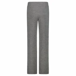 Lange Damenhose aus meliertem Jerseystoff