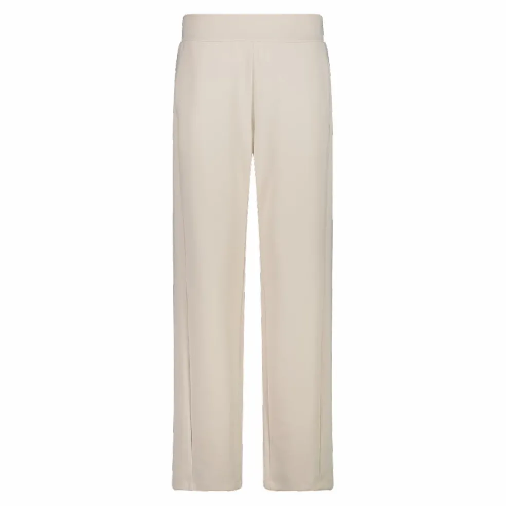 Lange Damenhosen im Regular Fit aus Modal mit matt glänzendem Finish