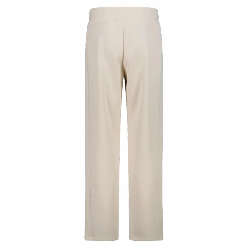 Lange Damenhosen im Regular Fit aus Modal mit matt glänzendem Finish