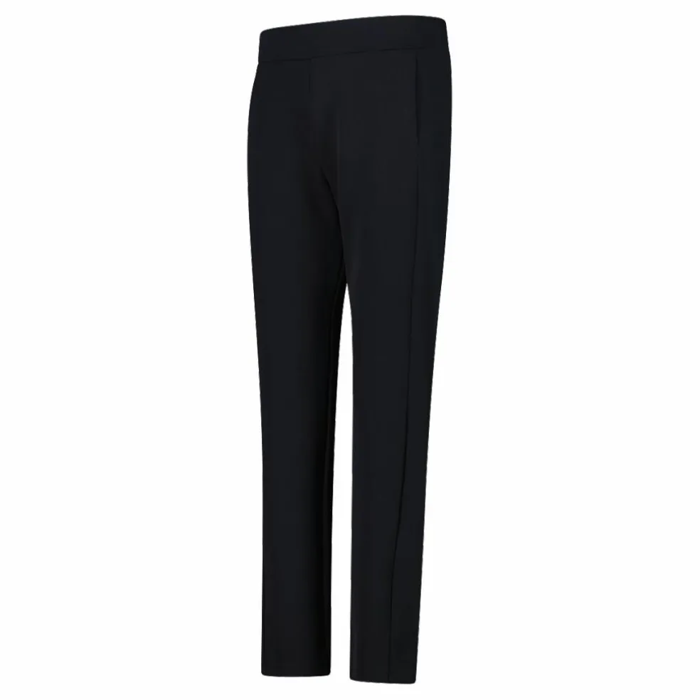 Lange Damenhosen im Regular Fit aus Modal mit matt glänzendem Finish