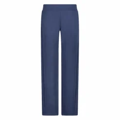 Lange Damenhosen im Regular Fit aus Modal mit matt glänzendem Finish