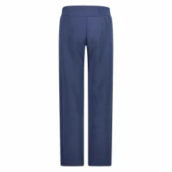 Lange Damenhosen im Regular Fit aus Modal mit matt glänzendem Finish