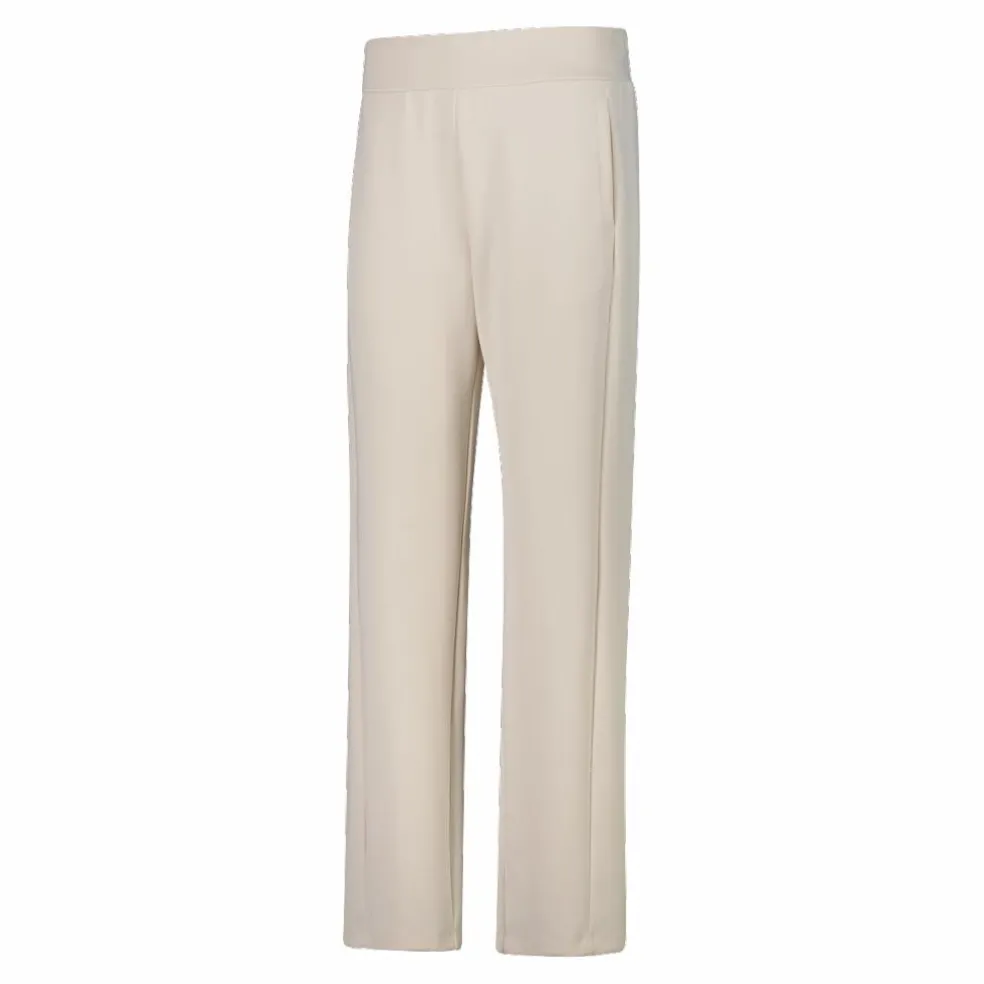 Lange Damenhosen im Regular Fit aus Modal mit matt glänzendem Finish