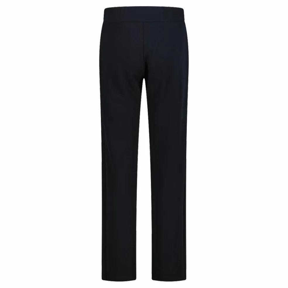 Lange Damenhosen im Regular Fit aus Modal mit matt glänzendem Finish