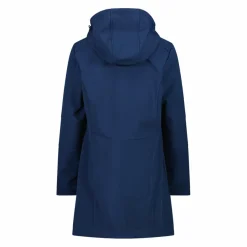Lange Damenjacke aus Softshell