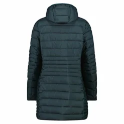 Lange Daunenjacke Sorona® Aura Melange für Damen