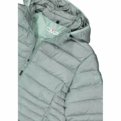 Lange Daunenjacke Sorona® Aura Melange für Damen
