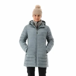 Lange Daunenjacke Sorona® Aura Melange für Damen