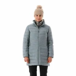 Lange Daunenjacke Sorona® Aura Melange für Damen