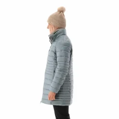 Lange Daunenjacke Sorona® Aura Melange für Damen