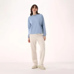 Lange elastische Damenhose