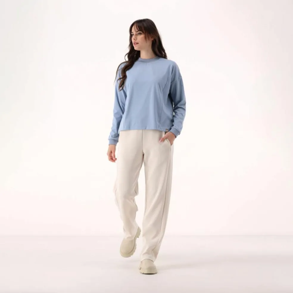 Lange elastische Damenhose