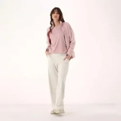 Lange elastische Damenhose