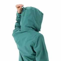 Lange, wasserdichte Damenjacke aus Ripstop