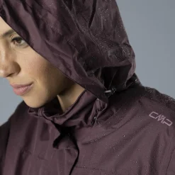 Lange, wasserdichte Damenjacke aus Ripstop