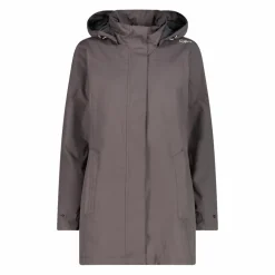 Lange, wasserdichte Damenjacke aus Ripstop