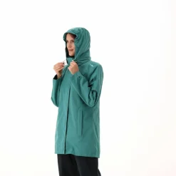 Lange, wasserdichte Damenjacke aus Ripstop