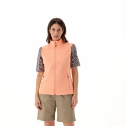 Leichte Softshellweste mit Jacquardtextur für Damen