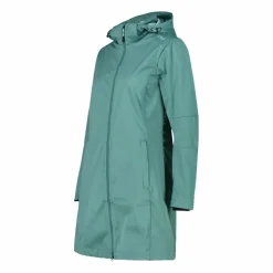 Leichter Softshell-Parka mit abnehmbarer Kapuze