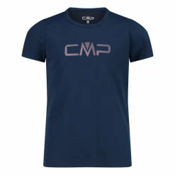 Mädchen Basic-T-Shirt mit Rundausschnitt