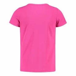 Mädchen Basic-T-Shirt mit Rundausschnitt