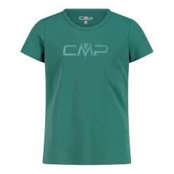 Mädchen Basic-T-Shirt mit Rundausschnitt