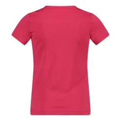 Mädchen Basic-T-Shirt mit Rundausschnitt