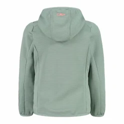 Mädchen Fleece mit durchgehendem Reißverschluss und Kapuze