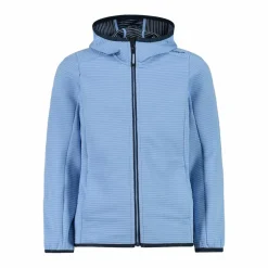 Mädchen Fleece mit durchgehendem Reißverschluss und Kapuze