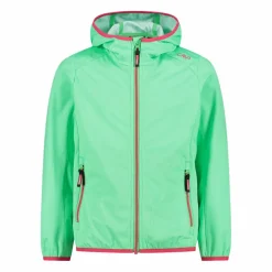 Mädchen Jacke aus leichtem Softshell, mit Fix Hood