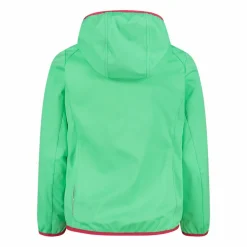 Mädchen Jacke aus leichtem Softshell, mit Fix Hood