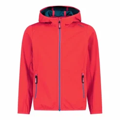 Mädchen Jacke aus leichtem Softshell, mit Fix Hood