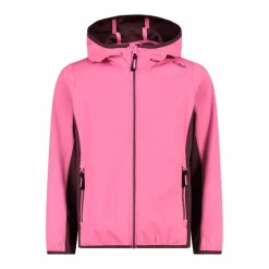 Mädchen Jacke aus leichtem Softshell, mit Fix Hood