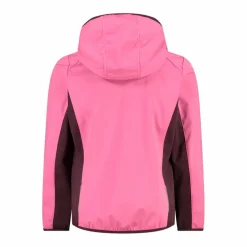 Mädchen Jacke aus leichtem Softshell, mit Fix Hood