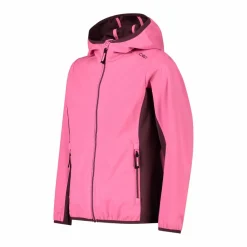 Mädchen Jacke aus leichtem Softshell, mit Fix Hood