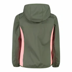 Mädchen Jacke aus leichtem Softshell, mit Fix Hood