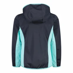 Mädchen Jacke aus leichtem Softshell, mit Fix Hood