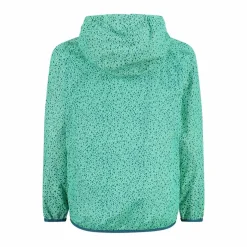 Mädchen Micro gemusterte packable Regenjacke