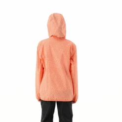 Mädchen Micro gemusterte packable Regenjacke