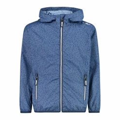 Mädchen Micro gemusterte packable Regenjacke