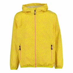 Mädchen Micro gemusterte packable Regenjacke