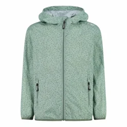 Mädchen Micro gemusterte packable Regenjacke