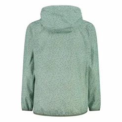 Mädchen Micro gemusterte packable Regenjacke