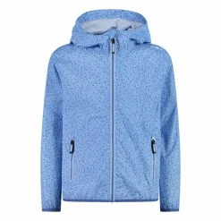 Mädchen Micro gemusterte packable Regenjacke